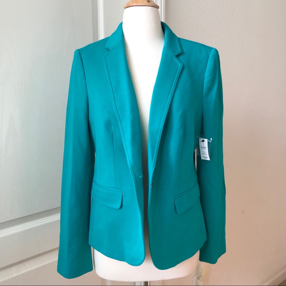 The Limited Turquoise Blazer